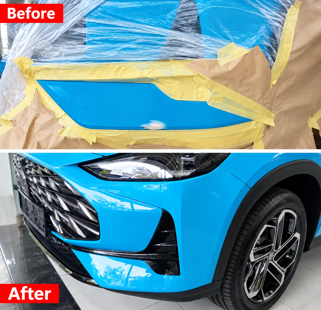 Car restoration result